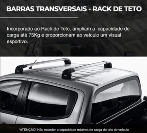 BARRAS TRANSVERSAIS - RACK TETO