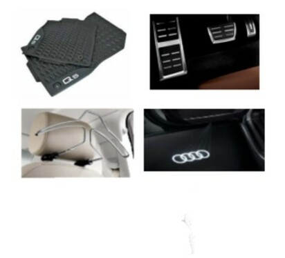 galeria Kit Essencial Audi Q5 (Jg de Tapetes, Jg de Pedaleira, Audi Beam e Cabide)