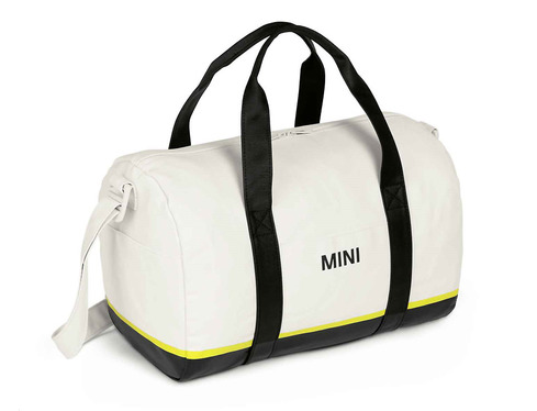 galeria Duffle Bag MINI - Branco/Preto/Amarelo