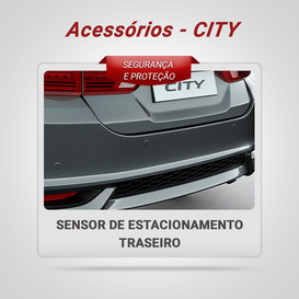 Sensor de estacionamento traseiro - CITY