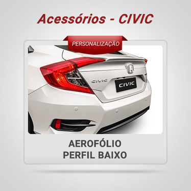 galeria Aerofólio perfil baixo - CIVIC