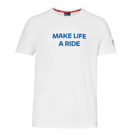 Camiseta BMW Make Life A Ride Branca