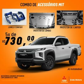 COMBO ACESSÓRIOS PARA L200 TRITON FACELIFT