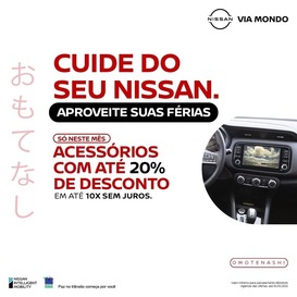 Acessórios em até 20% de desconto