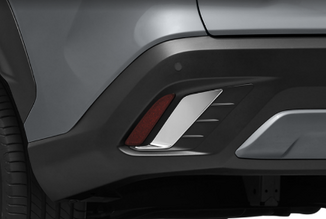 Par Moldura Para-Choque Traseiro (Cromado)