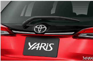 Aplique Cromado da Tampa do Porta-malas HB