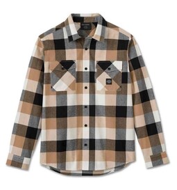 CAMISA MASCULINA FLANELADA ESSENCE BROWN