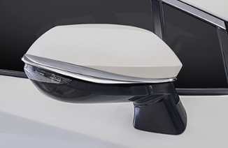 Aplique cromado do retrovisor