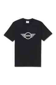 Camiseta masculina MINI Wing Logo Preta