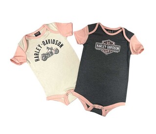 KIT 2 BODIES BEBÊ MENINA H-D