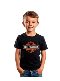 CAMISETA INFANTIL NACIONAL CLASSIC B&S BLACK