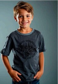 CAMISETA INFANTIL NACIONAL HELMET SKULL 