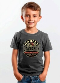 CAMISETA INFANTIL NACIONAL SPEED RACING GRAY