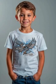 CAMISETA INFANTIL NACIONAL CHROME FLIGHT WHITE