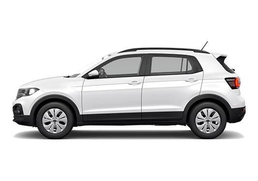 Imagem Volkswagen T-Cross Sense 2024 para post sobre transporte e inclusão com os carros para PcDs da Mol Volkswagen