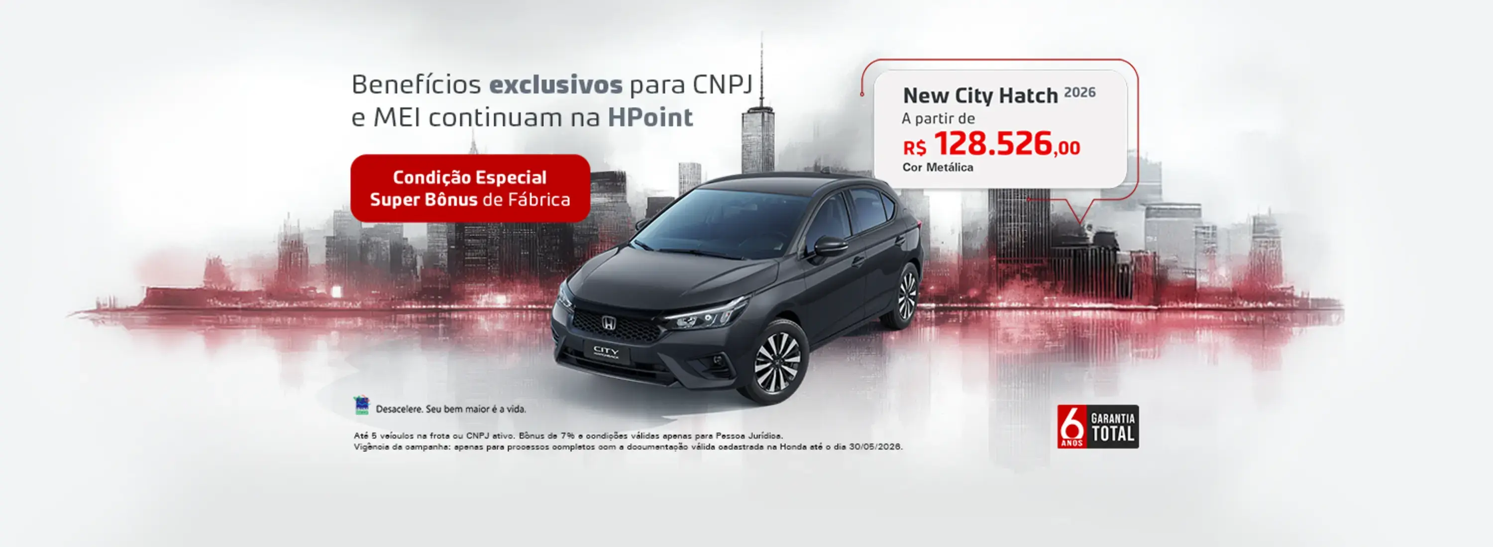 City Hatchback para CNPJ