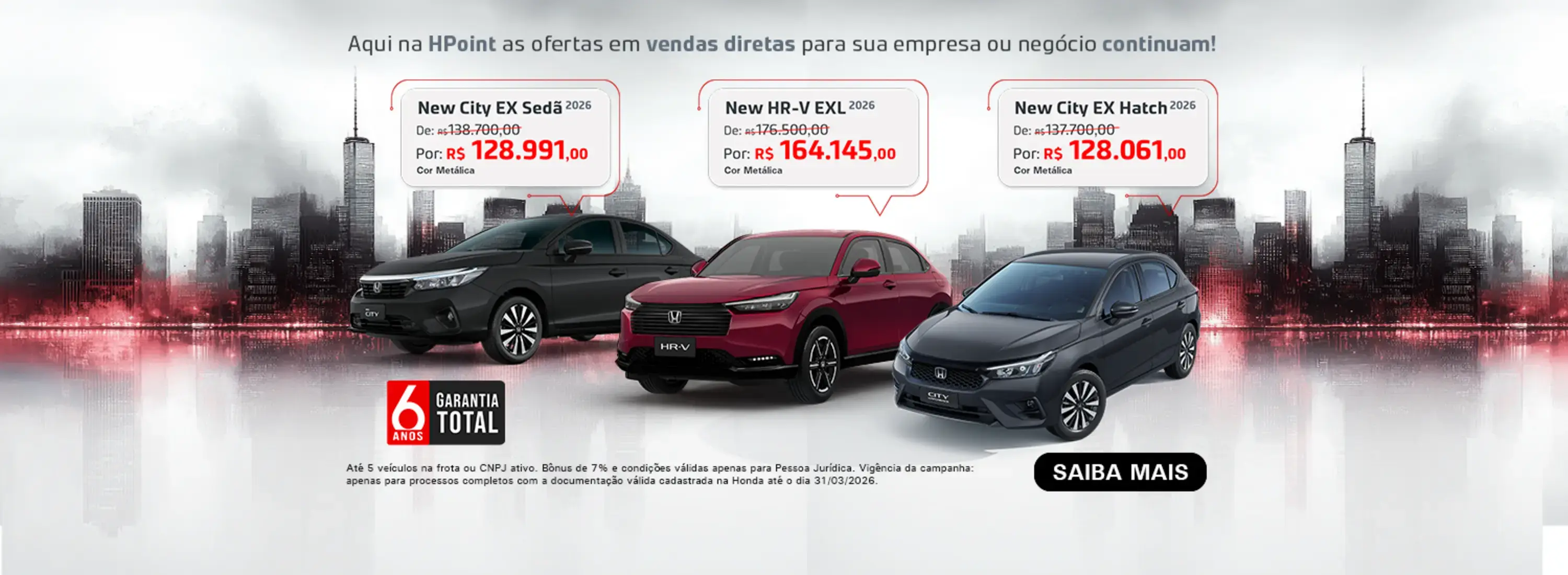 Condições Especiais para CNPJ