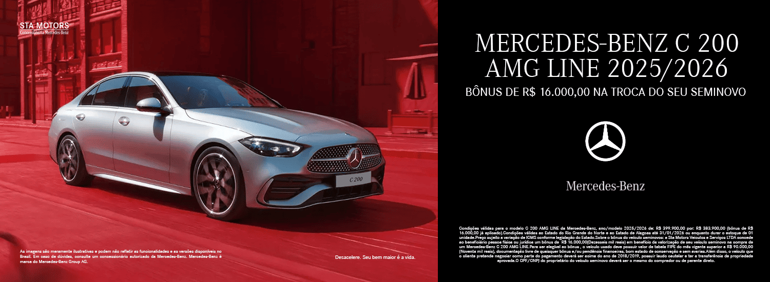 MERCEDES-BENZ C 200 AMG LINE 2025-2026 