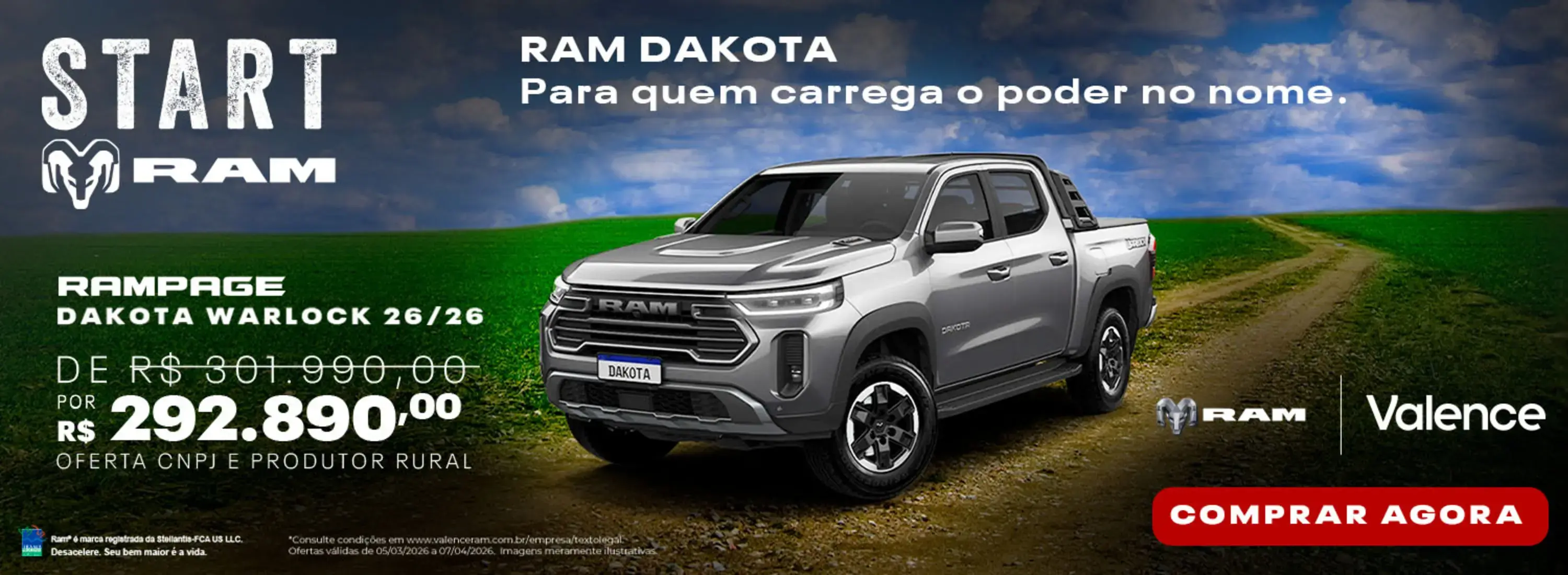 DAKOTA WARLOCK MARÇO 2026 