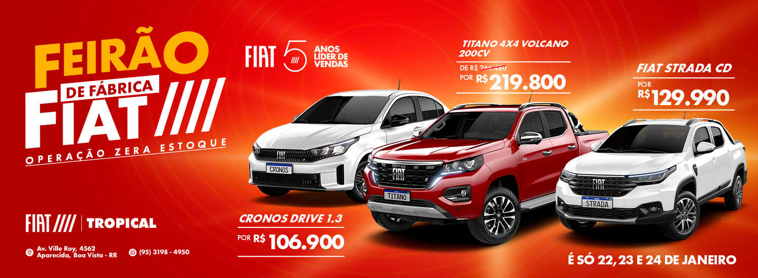 FEIRÃO DE FÁBRICA FIAT 