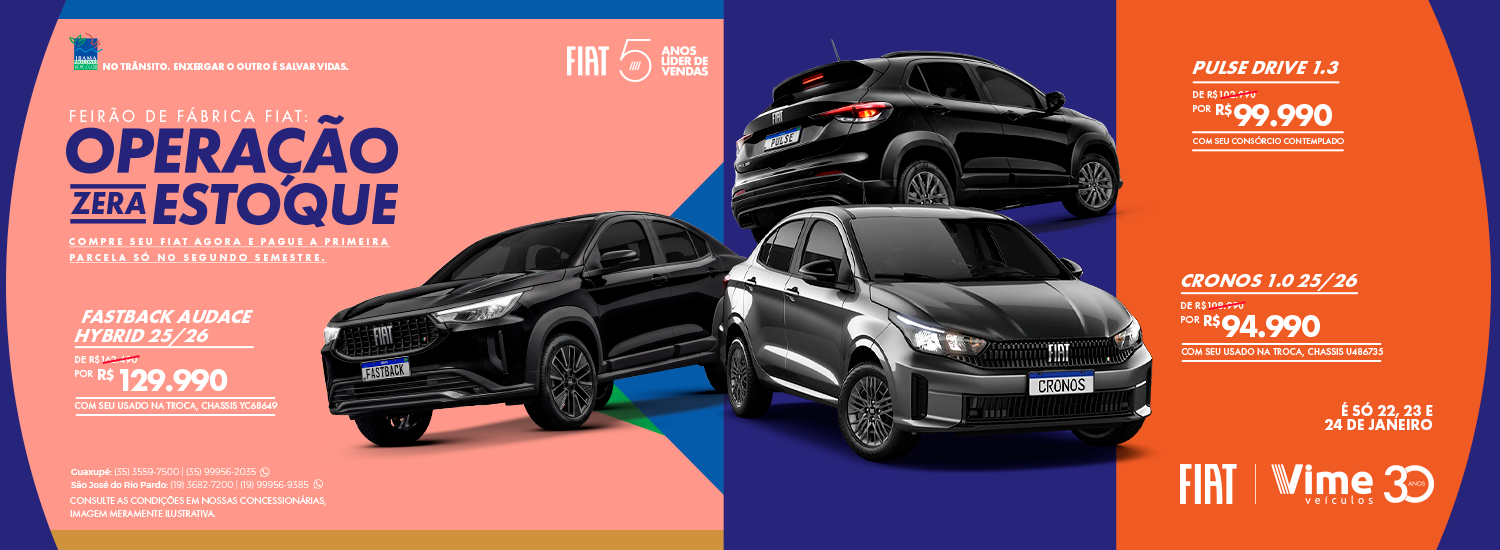 Operação Zera Estoque - Fastback Audace Hydrid