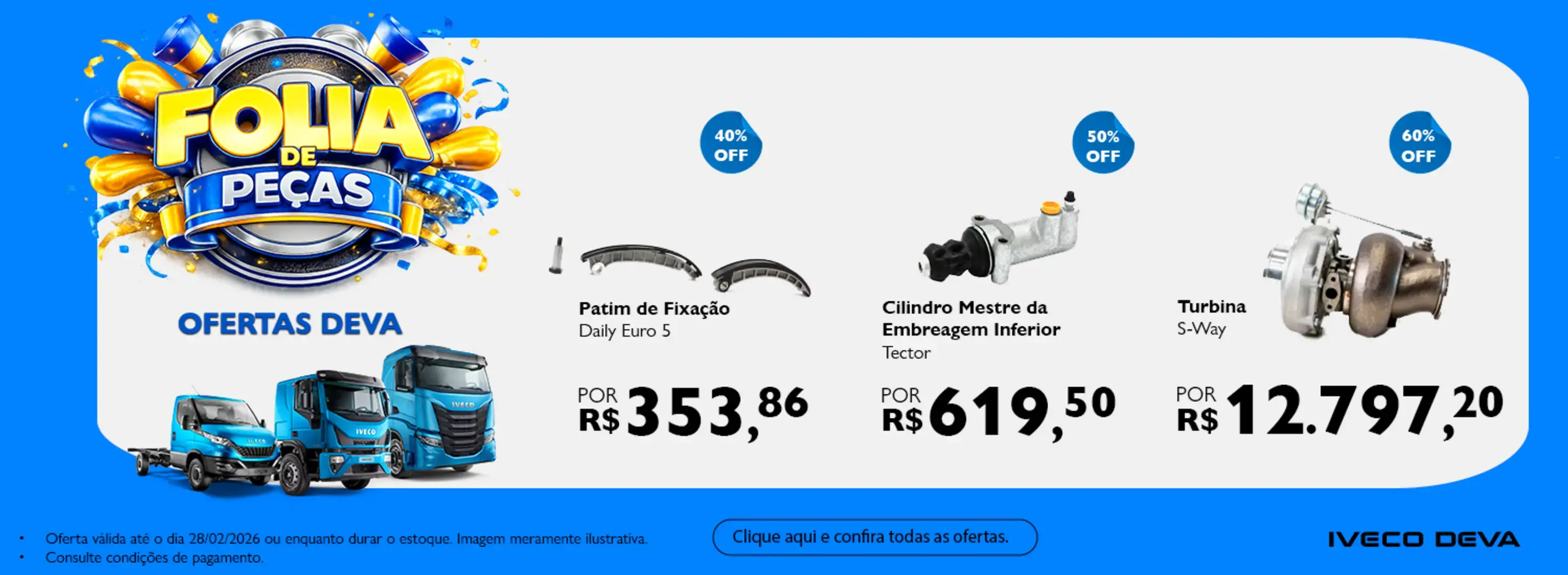 Campanha de peças fevereiro 