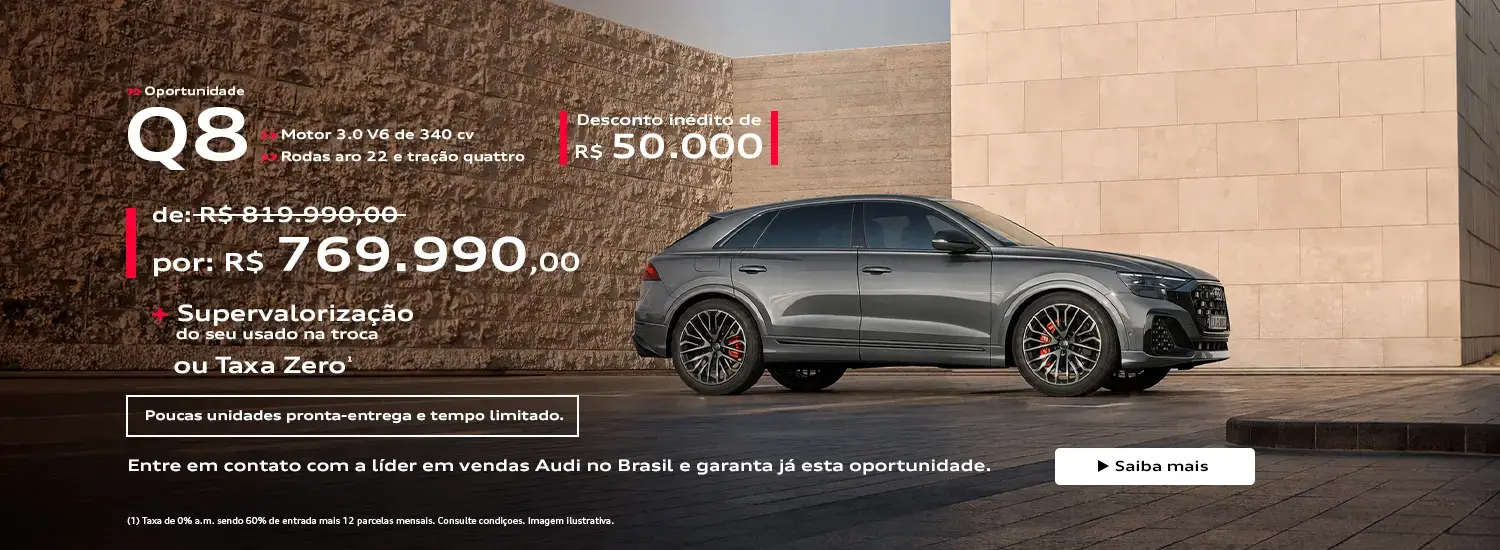 Audi Center Pinheiros - Audi Q8 2026