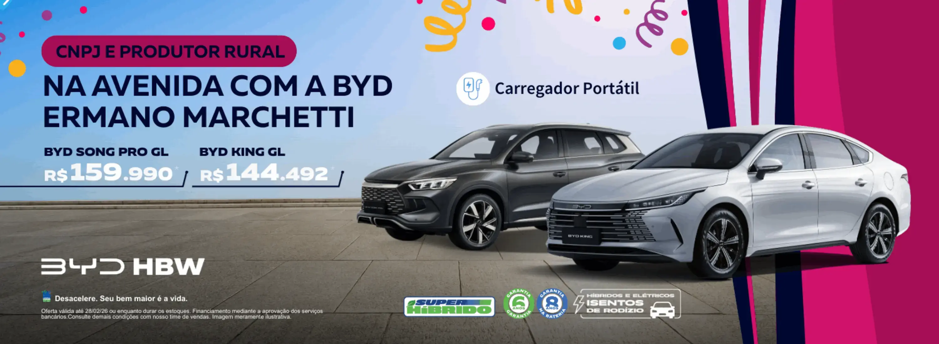 NA AVENIDA COM A BYD ERMANO MARCHETTI CNPJ E PRODUTOR RURAL