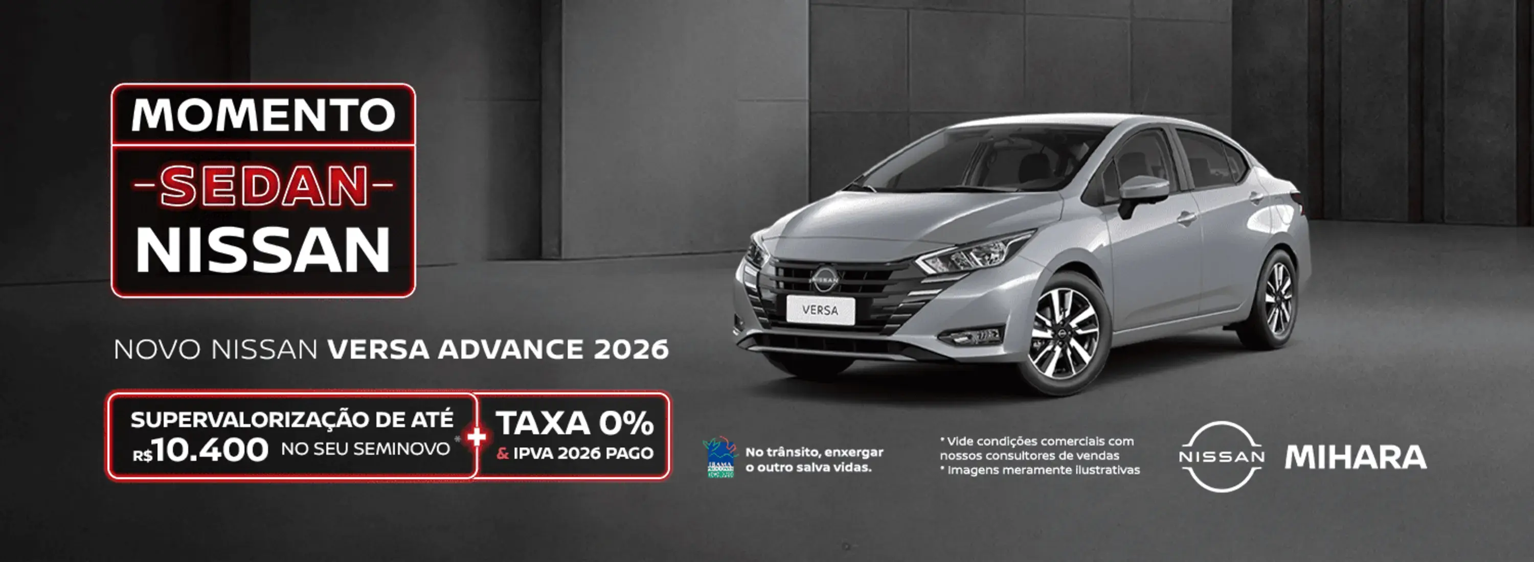 MOMENTO SEDAM NISSANVERSA ADVANCE 2026 