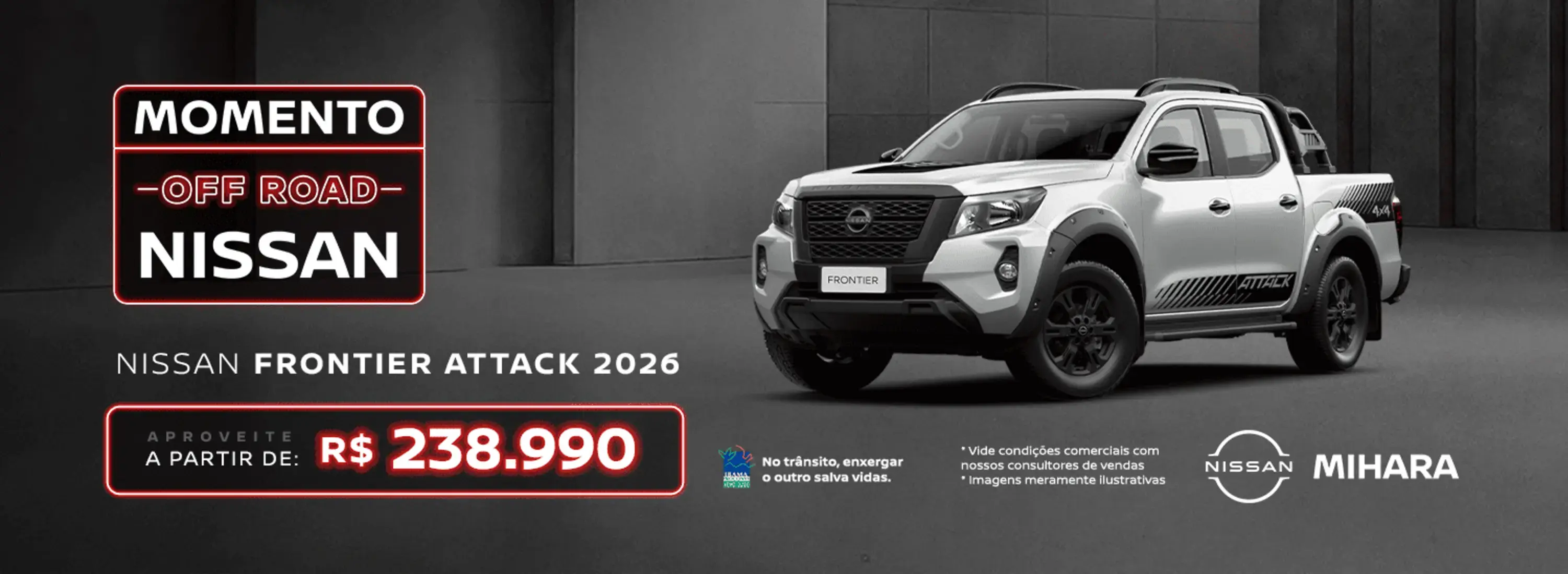 MOMENTO OFF ROAD NISSANFRONTIER ATTACK 2026