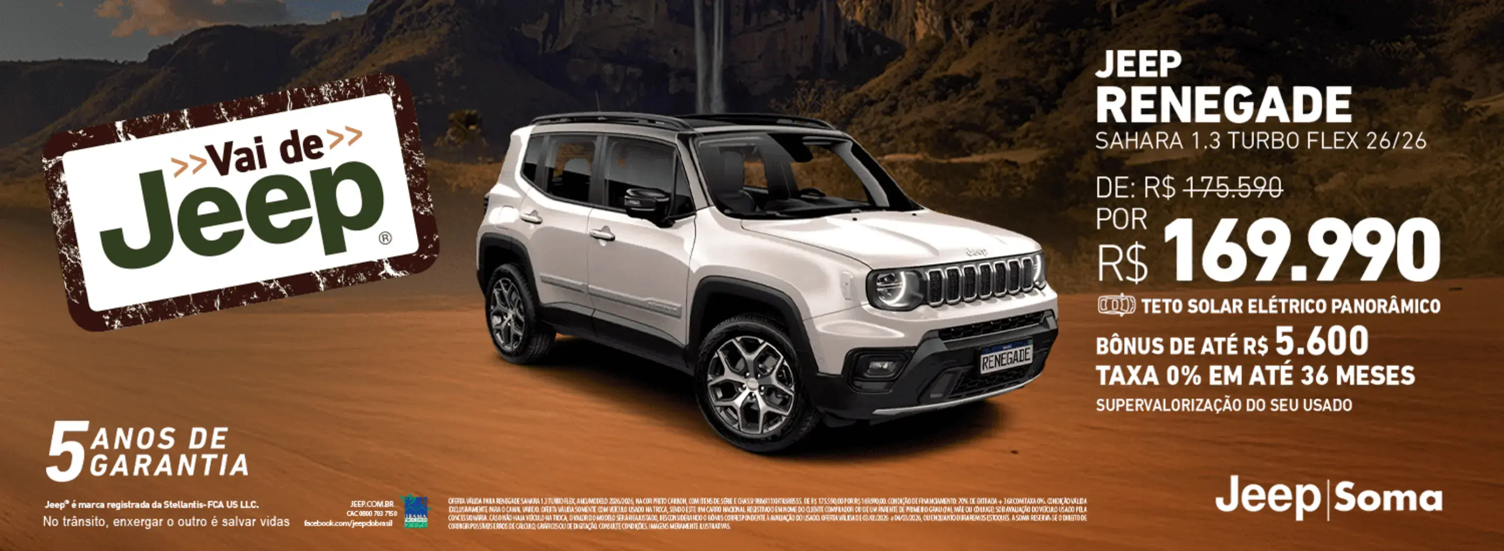 VAI DE JEEP - FEVEREIRO - RENEGADE SAHARA