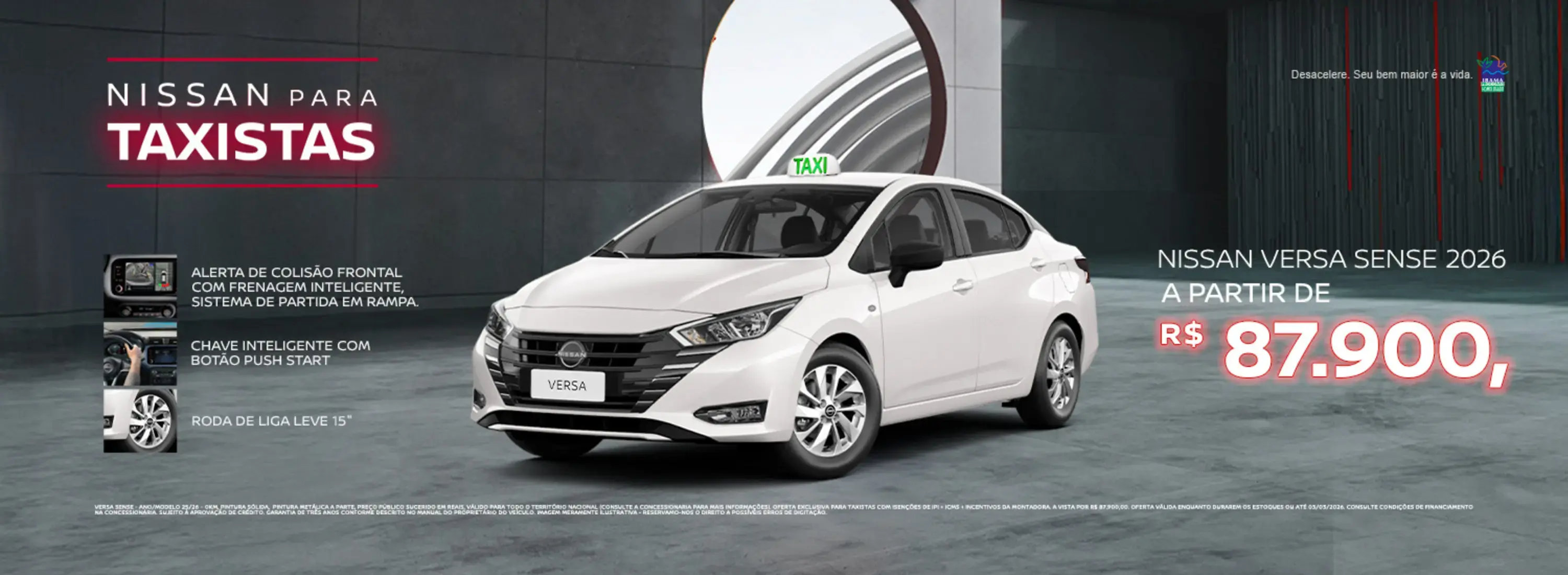 VERSA FEVEREIRO 2026 TAXI