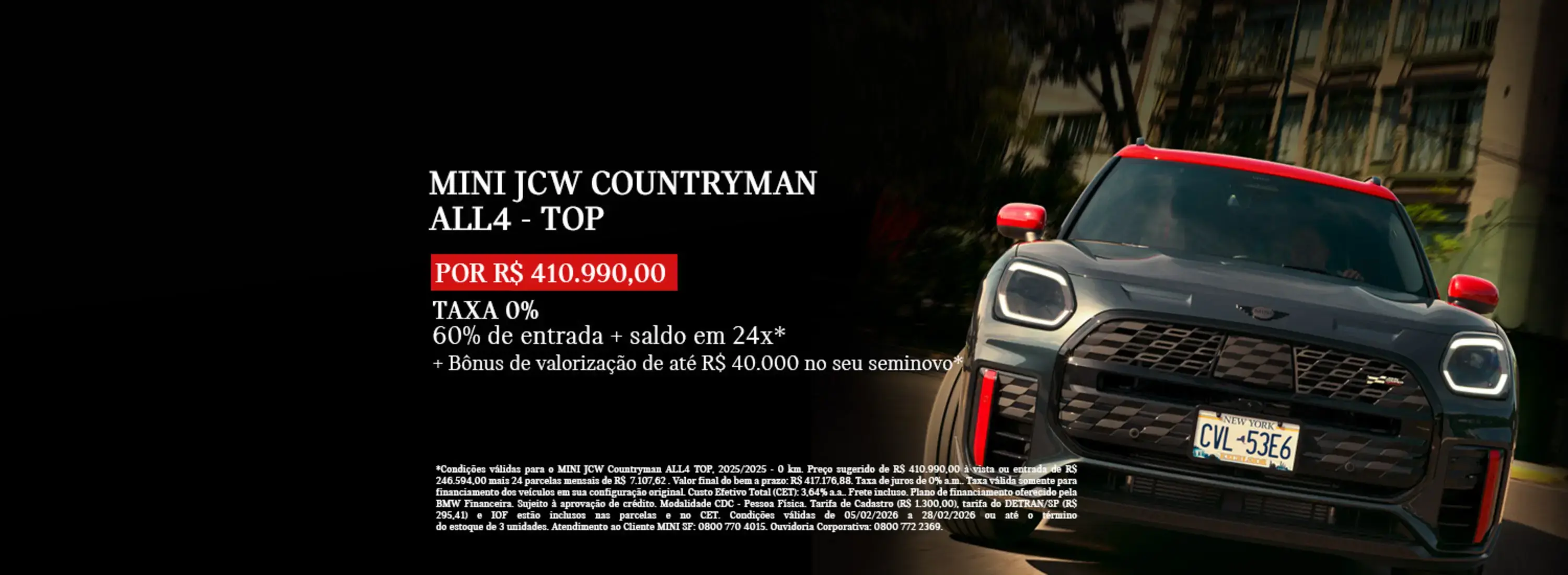 MINI JCW CONTRYMAN ALL4- TOP