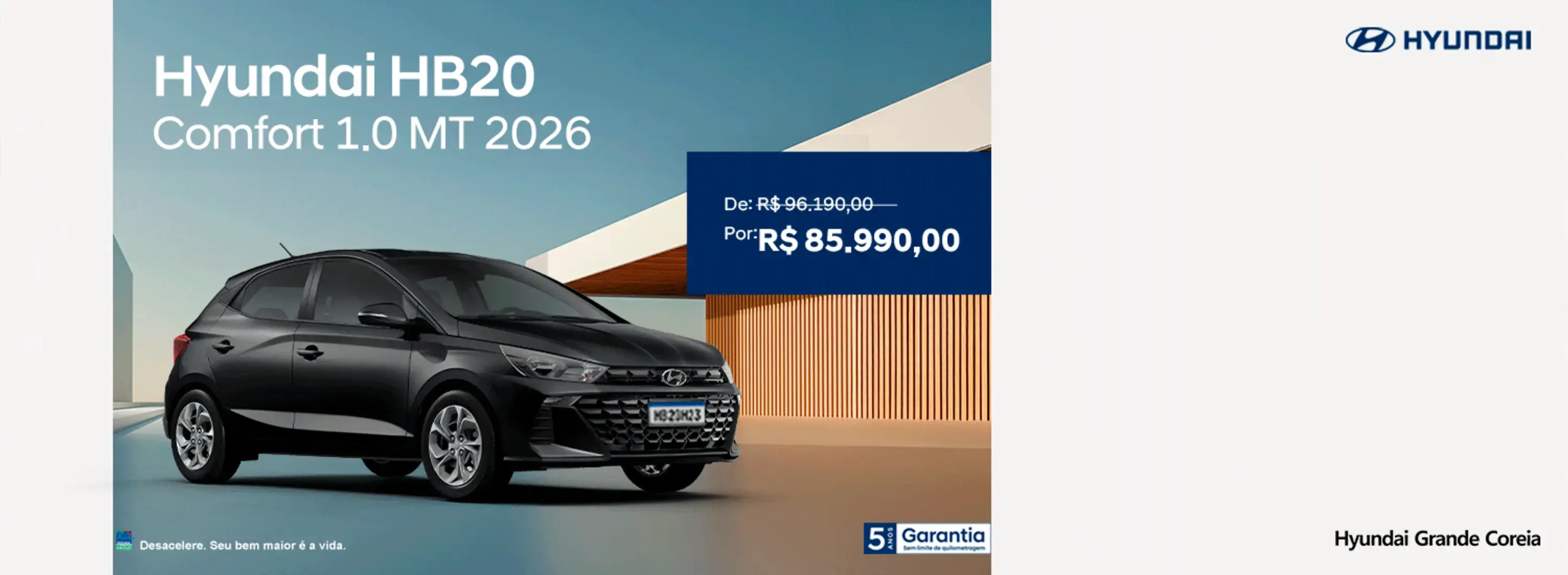 HB20 Comfort 1.0L 2026