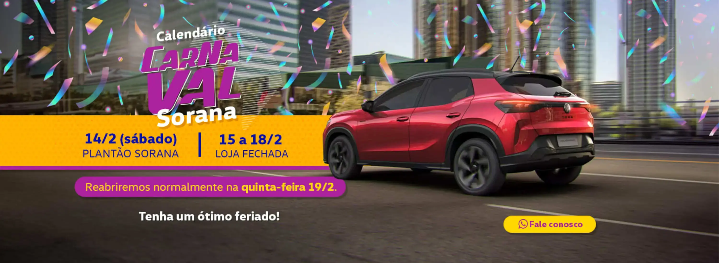 Sorana Programação Carnaval