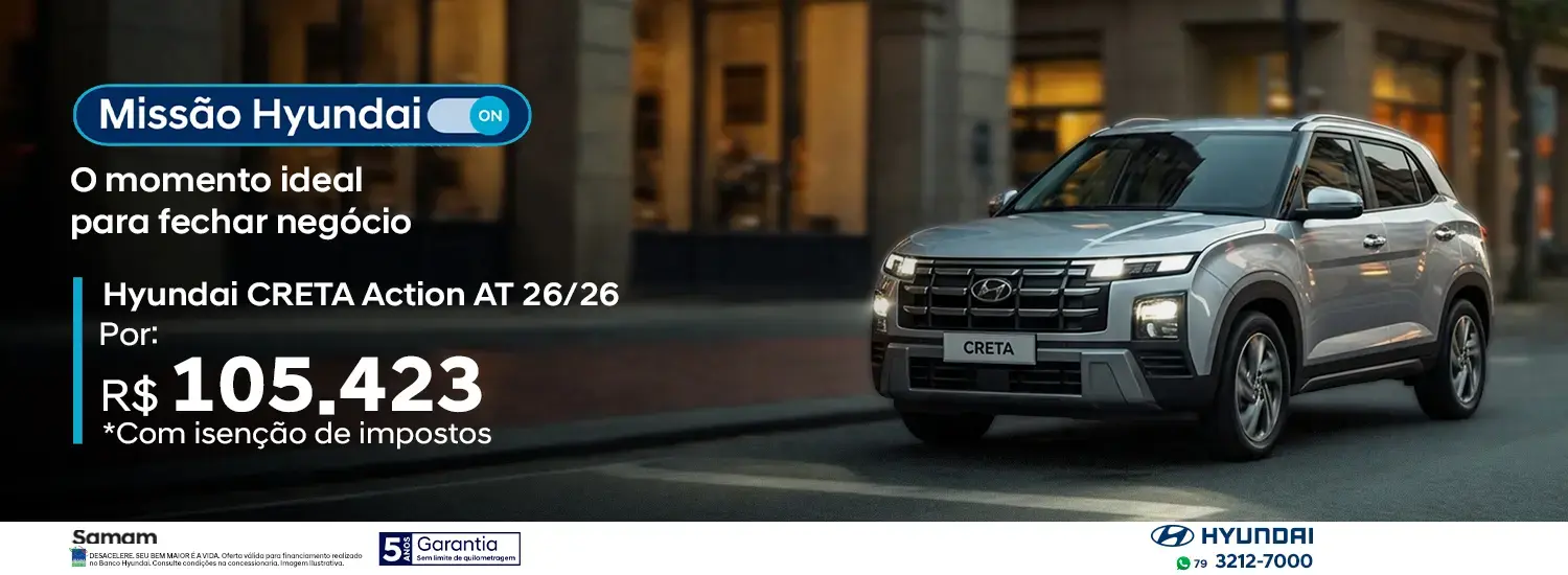 NOVO HYUNDAI CRETA ACTION