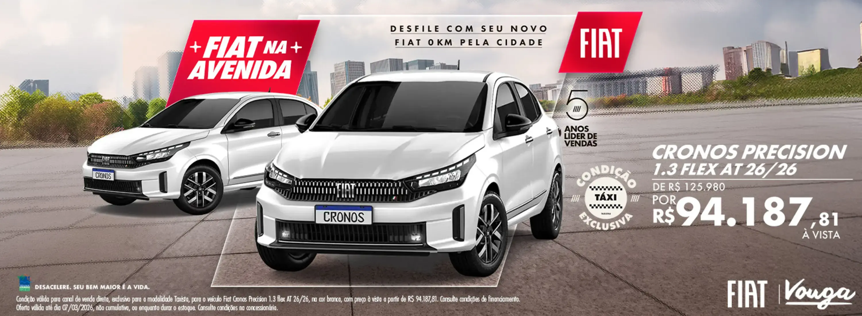 FIAT NA AVENIDA VD- CRONOS PRECISION FEV26 