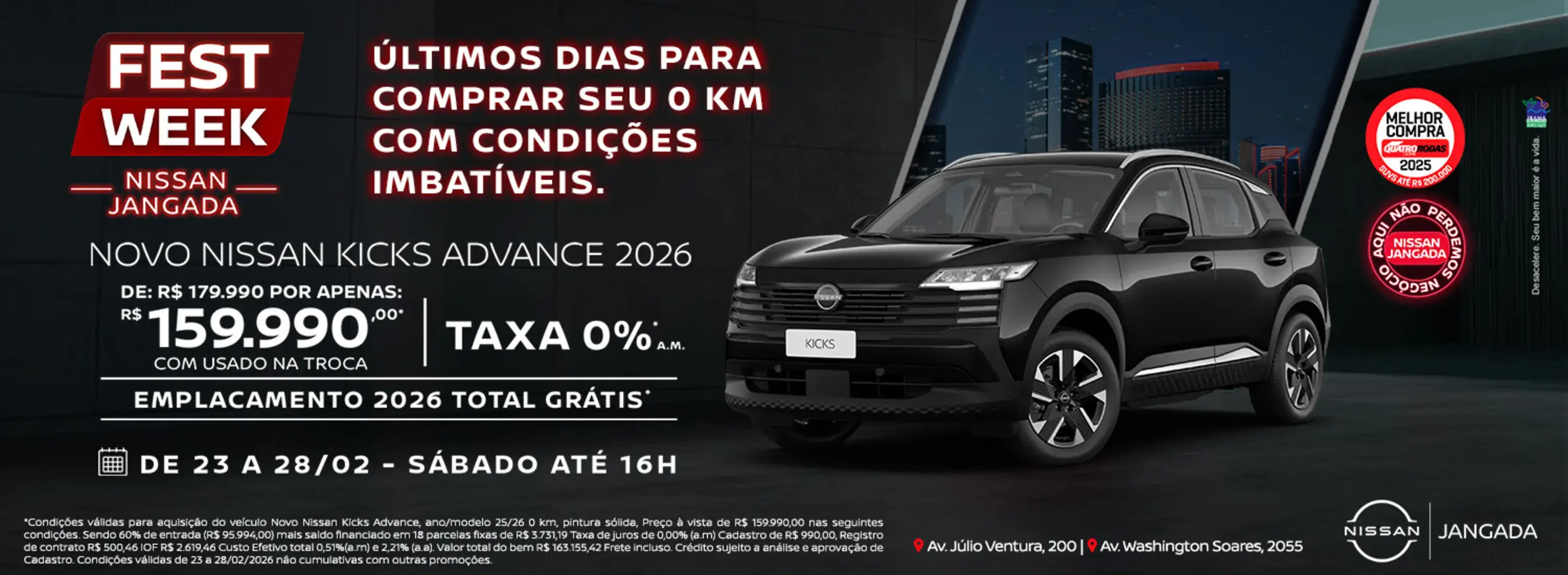 FEST WEEK - NOVO KICKS