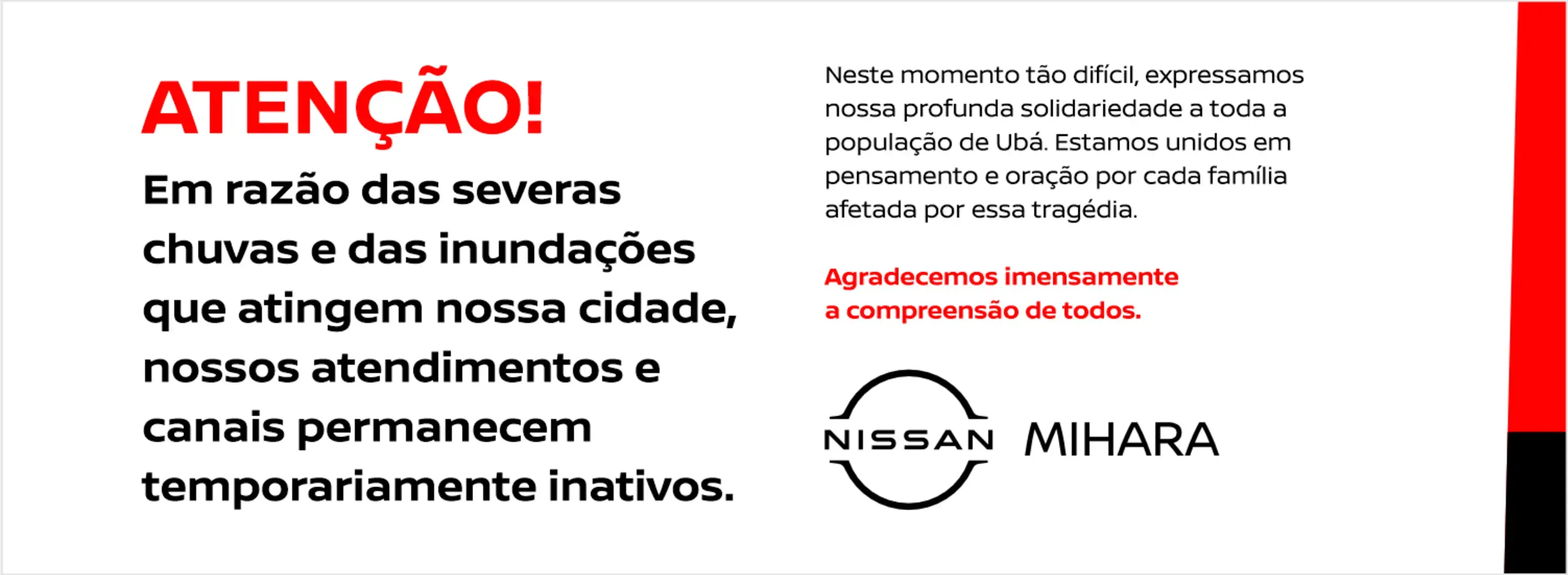 COMUNICADO NISSAN 