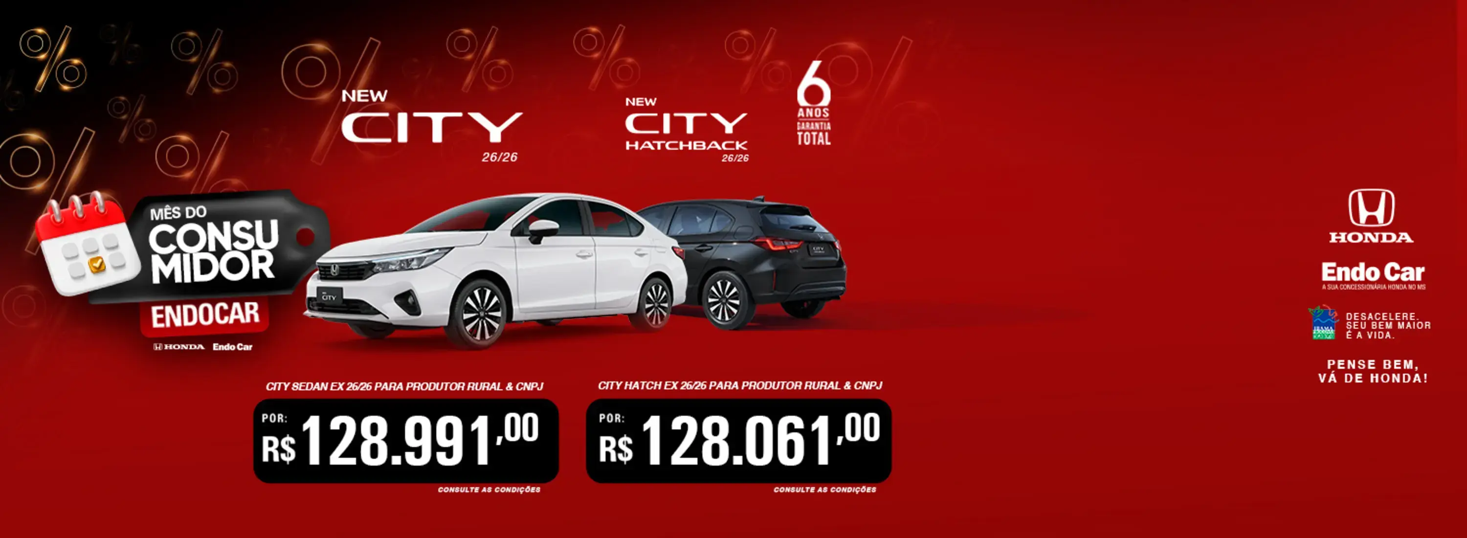 CITY HATCH E SEDAN EX 26 26 - VENDA DIRETA - CNPJ E PRODUTOR RURAL