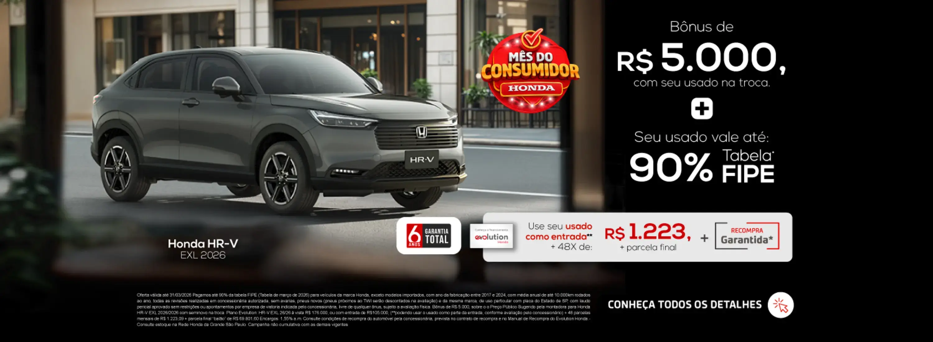 HR-V com condições especiais