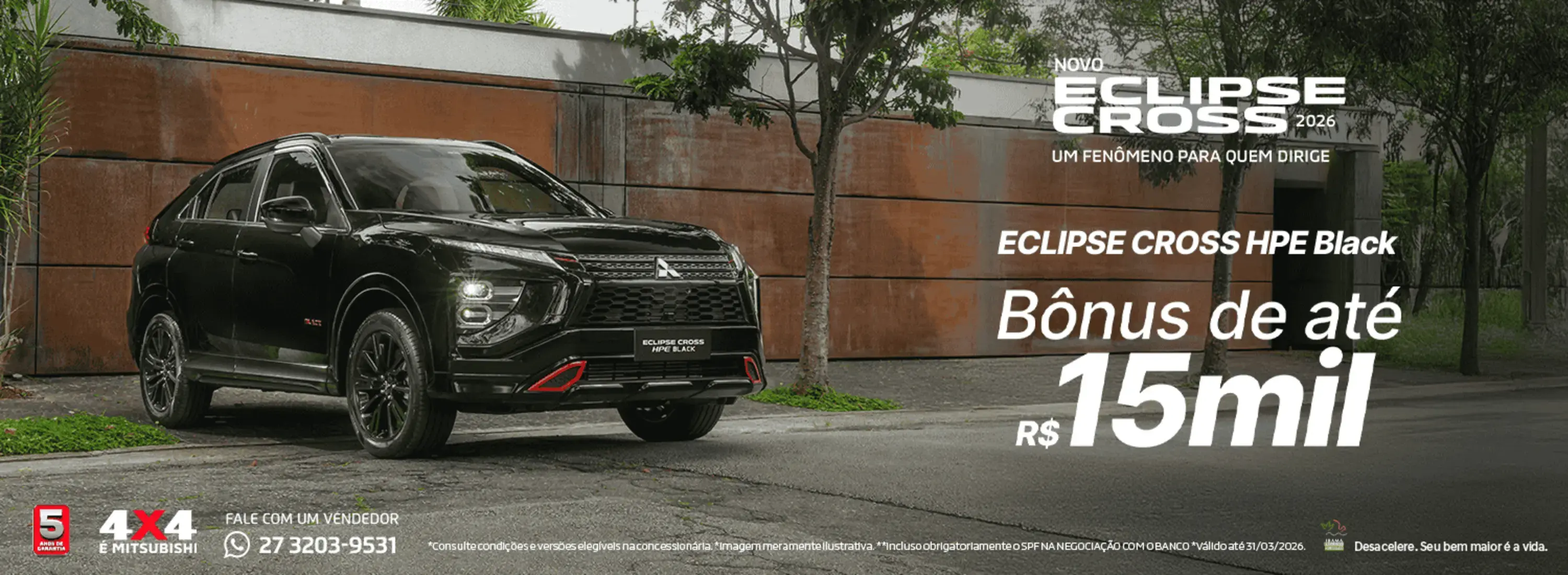 banner eclipse cross black março/26