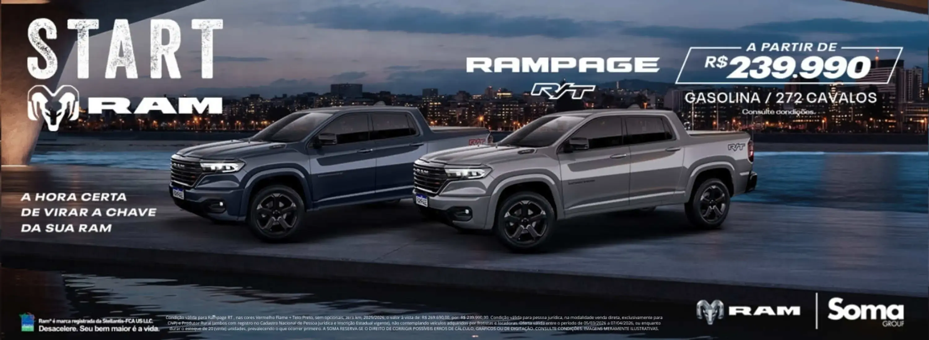  START RAM - MARÇO - RAMPAGE RT