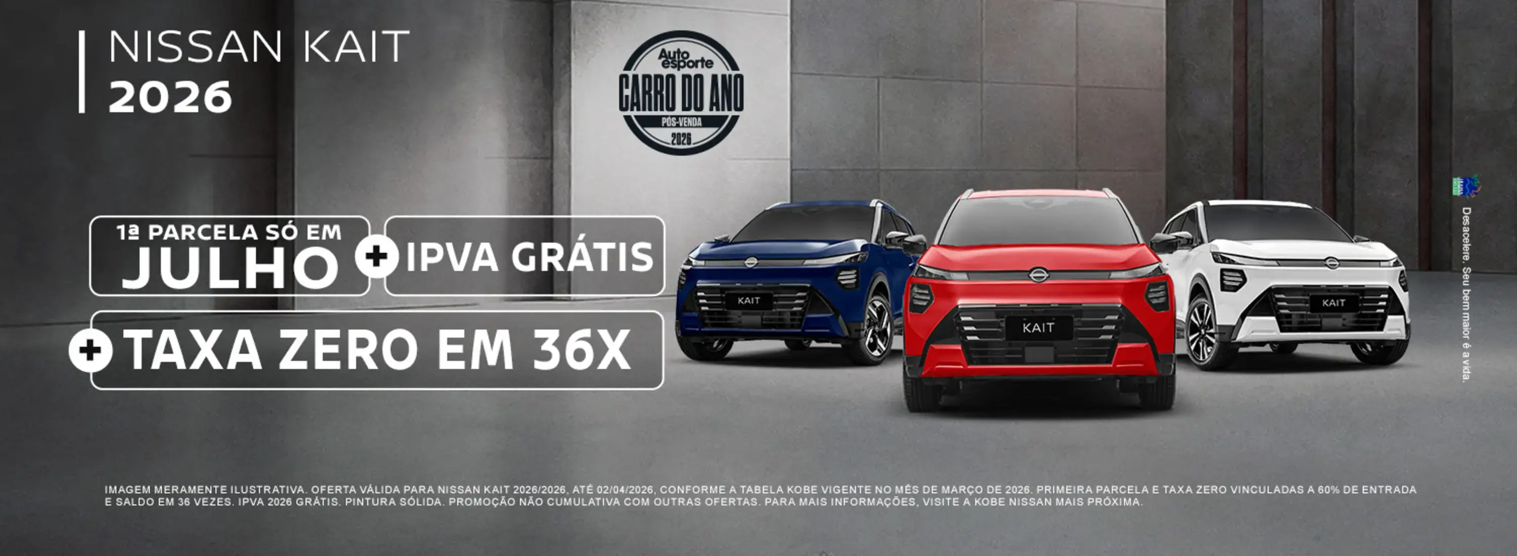 Kait março 2026 