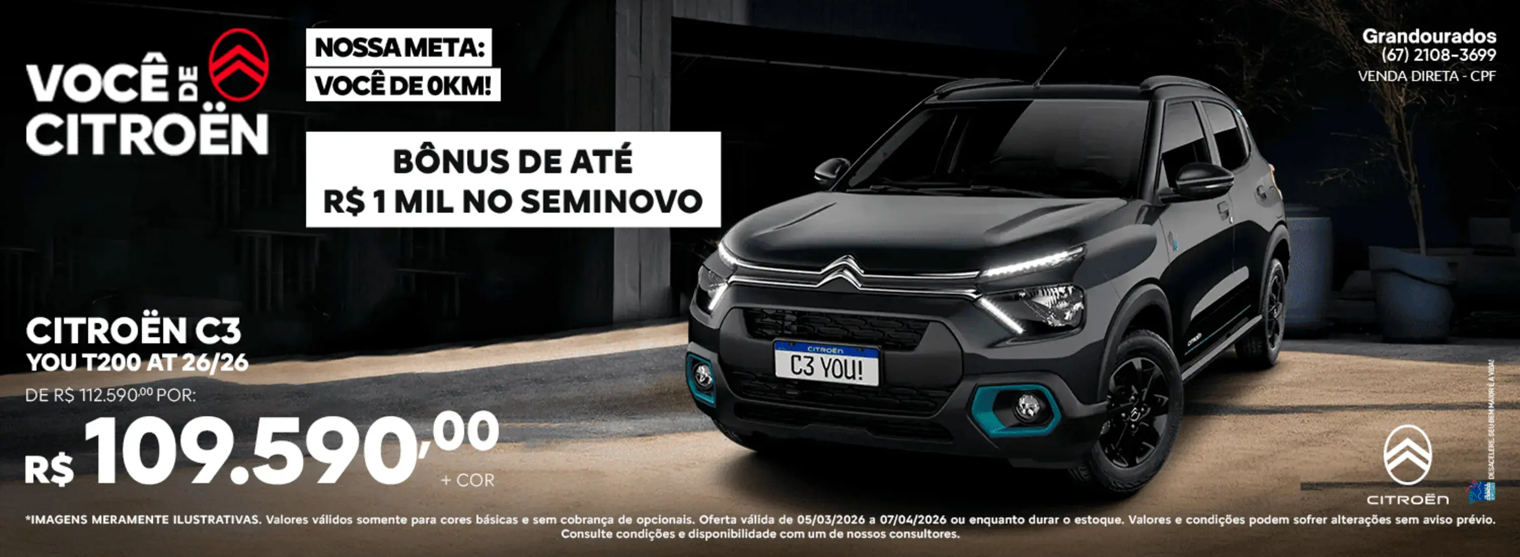 OFERTA MARÇO - C3 YOU CPF