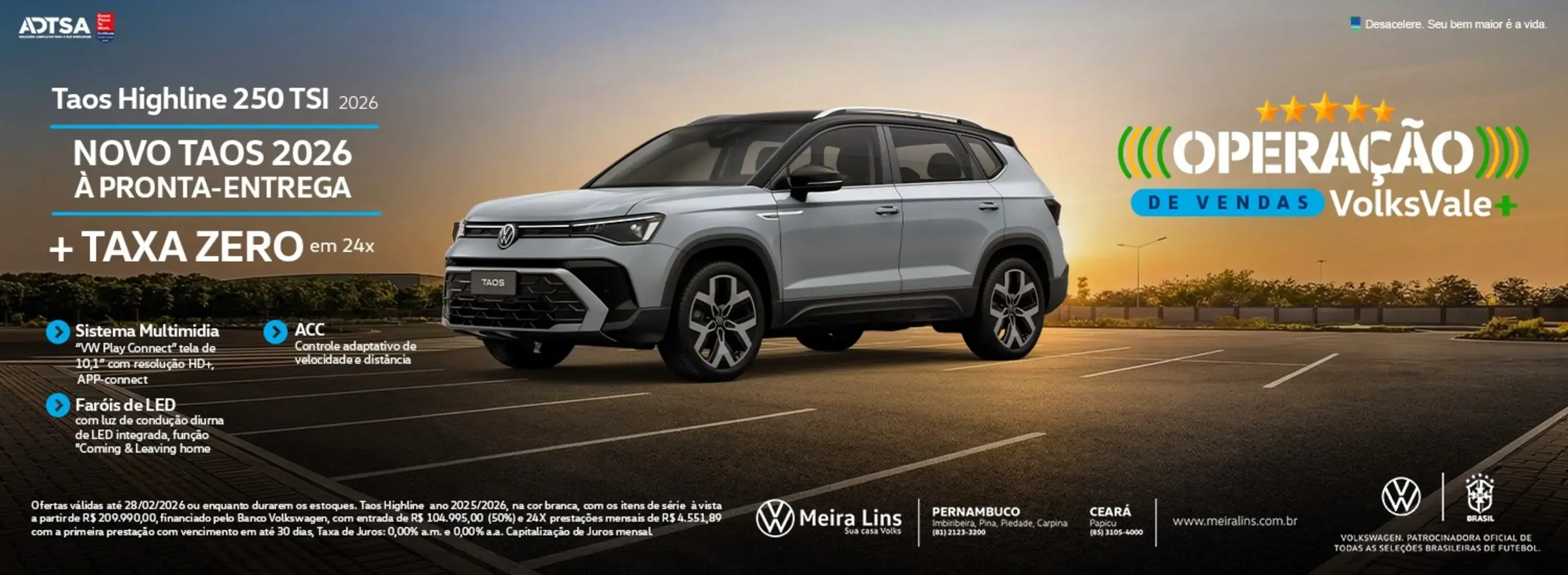 MARÇO - OPERAÇÃO DE VENDAS - TAOS 