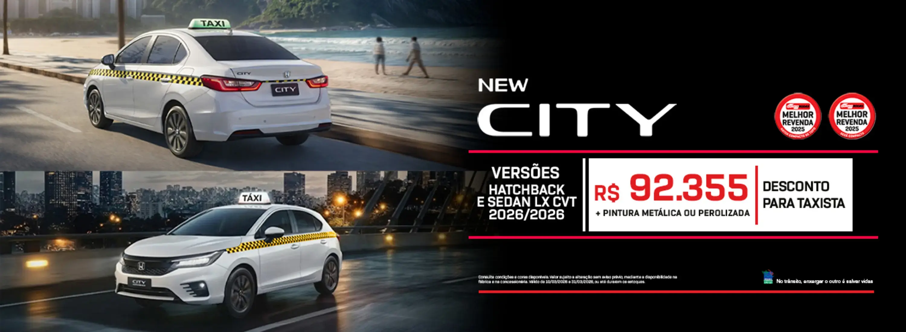 CITY HATCHBACK TAXISTA - MARÇO