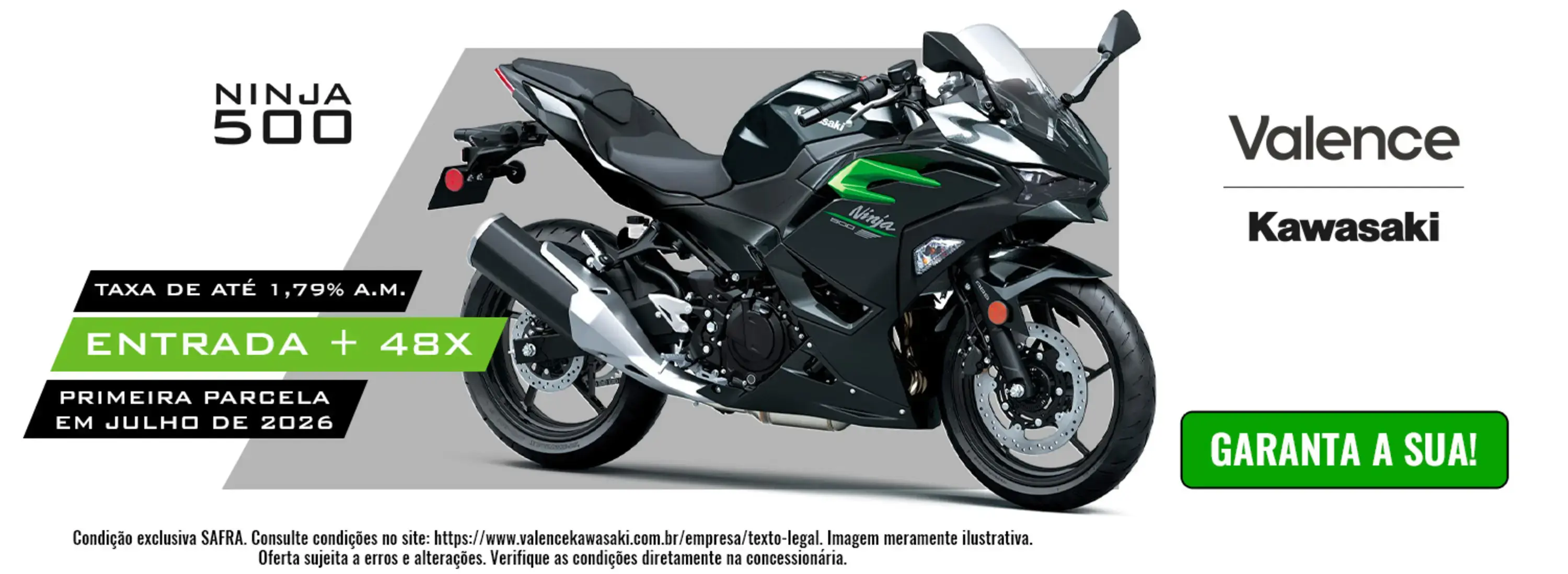 NINJA 500 OFERTA MARÇO 2026