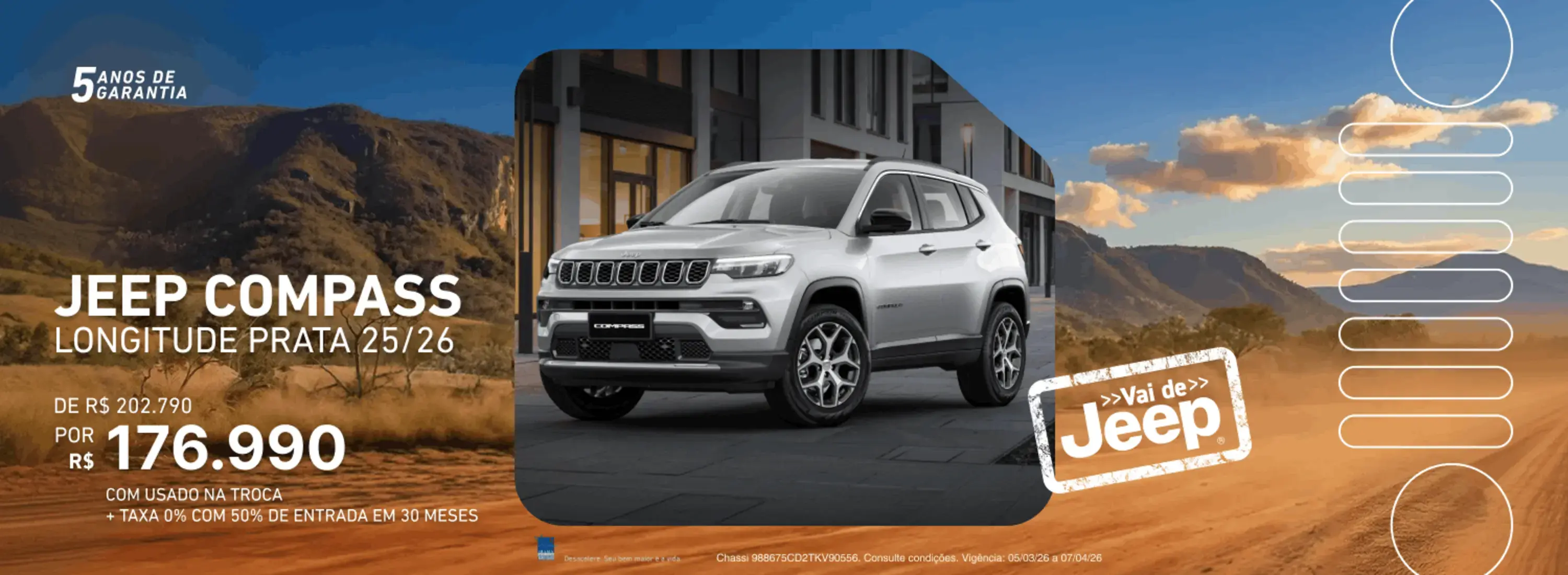 Jeep Compass LONGITUDE PRATA 25-26