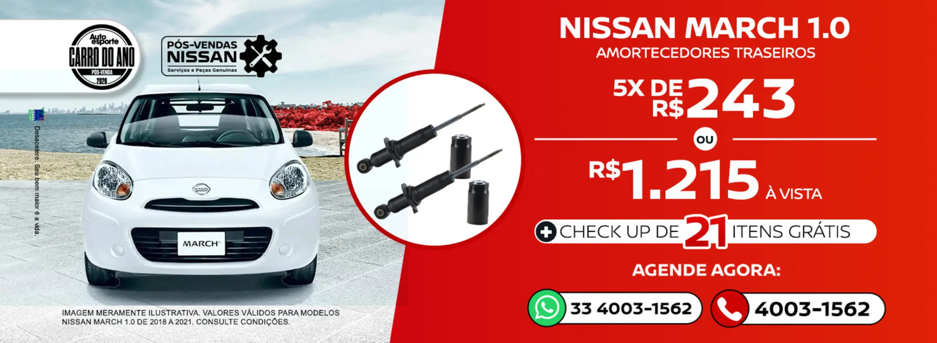 [pós-venda] march amortecedores 